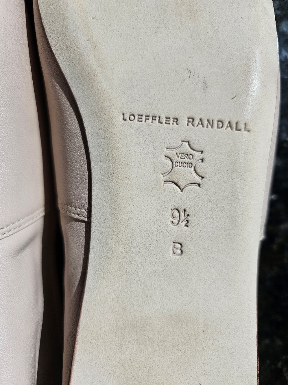 Loeffler Randall Landon Leather  Ballet Flats in Blush Sz 9.5 - Picture 9 of 17